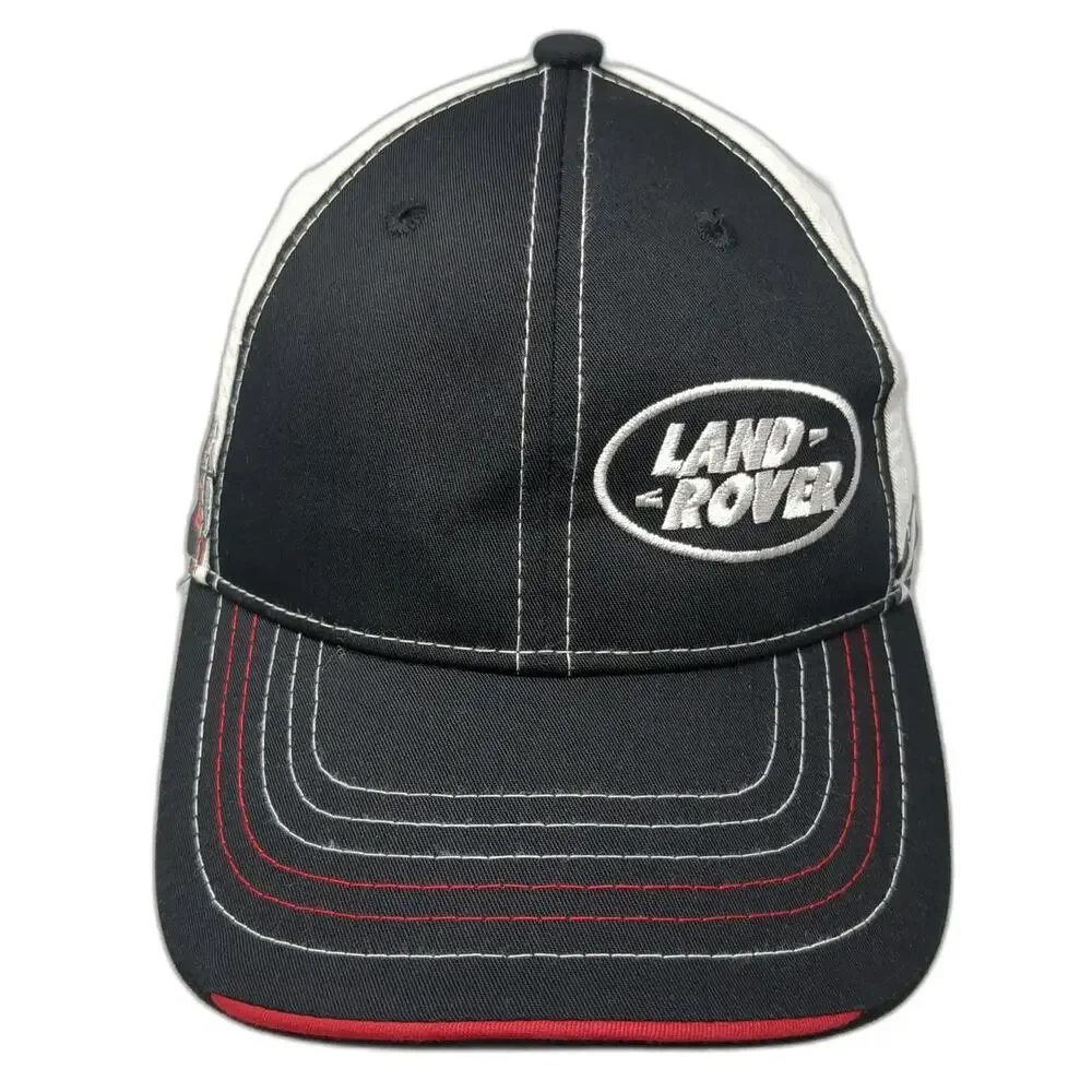 AJM International Baseball Cap Black White One Size Land Rover RPM Racing Hat - Picture 1 of 11